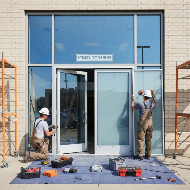 Commercial Glass Door Repair