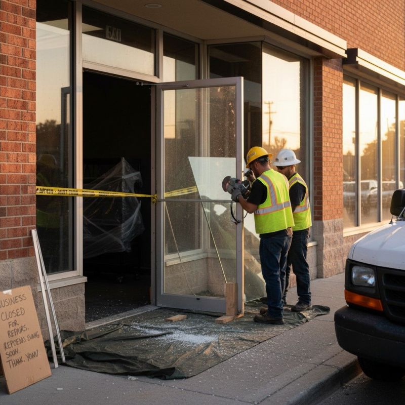 Commercial Glass Door Repair Service