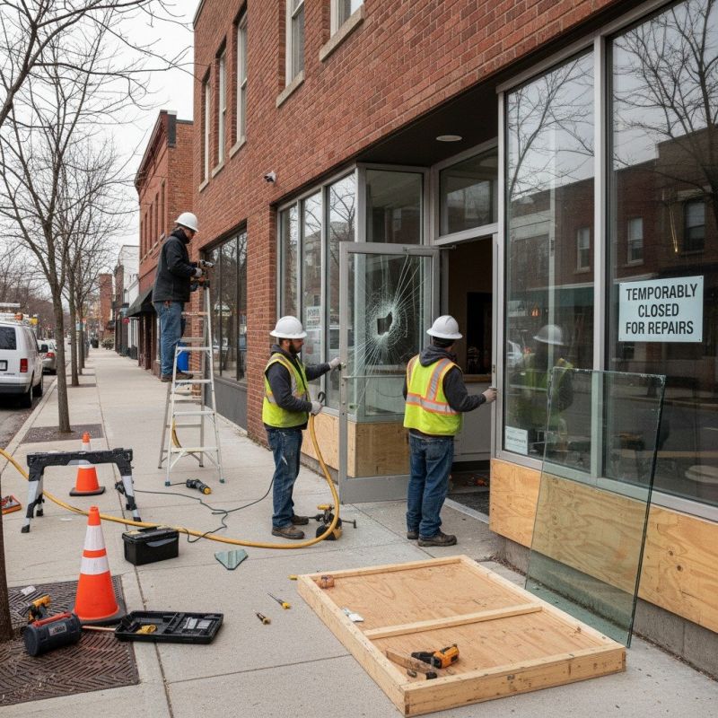 Commercial Glass Door Repair